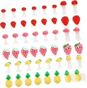 ELAYARD Pedicure Tool 24pcs Toe Protectors Nail Art Toe Separators Silicone Material Non-deformable