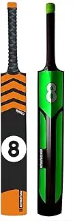 The Gre8 Cricket Bat Popular Willow (Full Size) Tennis Balls (850-1000) GMS Light Weight 2 Piece Combo Cricket Bat