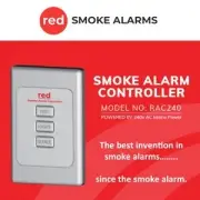 Red Smoke Alarms RAC240, Smoke Alarm Controller 240v