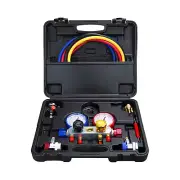 4 Way AC Gauge AC Diagnostic Manifold Gauge Set for R410A R22 A134A Refrigerant