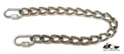 Quick Link Curb Chain w/links 13" x 1/2" Nickel Plated Eddys Tack West Texas
