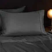 Morrissey Queen Bed 1700tc Cotton Rich Sheet Set Charcoal