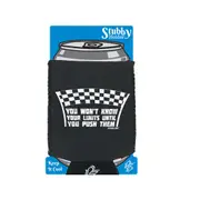 Personal Best RunningWont Know Your Limits - Funny Novelty Stubby Holder With Base