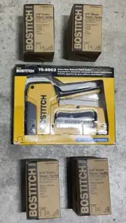 BOSTITCH T6-6OC2, T6-6 Heavy Duty Stapler Tacker 1/2",w/20STCR2619 20000 STAPLES