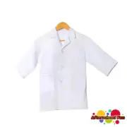 White Kids Lab Coat Doctors Scientist Children Fancy Dress Costume Girls Boys AU