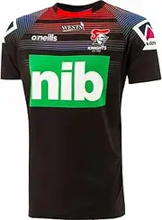 NRL 2021 Coaches Training Tee - Newcastle Knights - Rugby League - Mens - Black