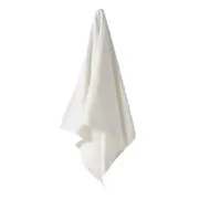 Linen House Velour Stripe Cotton Quick Drying Soft Bath Mat 60x80cm White