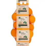 Woolworths Navel Oranges Bag 3kg