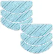 6 Pcs Wipes Compatible with Ecovacs DEEBOT OZMO T9 Robot Vacuum Cleaner Cleaning Washable Mop Pad Mop Cloth Rag