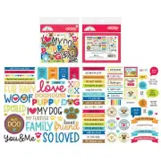 Doodlebug ~ DOGGONE CUTE ~ Chit Chat Die Cuts