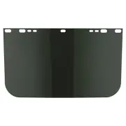 Visor, Dark Green, Unbound, 15-1/2 in L x 9 in H, for Head Gear/Cap Adaptors