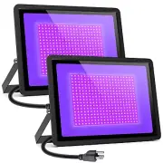 Black Lights 500W LED Black Flood Light with Plug(6ft Cable) for Body Paint, ...