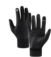 [Generic] Winter Cycling Gloves | Waterproof Winter Gloves | Full Finger Workout Gloves, Lightweight Running Gloves, Warm Anti Slip Winter Gloves for Workout