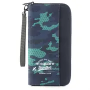 M SQUARE multinational colorful traveling passport wallet bag long version