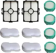 [MZY LLC] 10PCS for Shark Stratos Filter Replacements Compatible with Shark HZ3002 HZ3000 Shark Stratos Odor Neutralizer Cartridge Kit Includes 2 HEPA + 4 Foam + 4 Odor Neutralizer