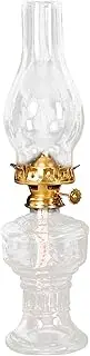 Camping Oil Lanterns | 260ml Desktop Kerosene Lamp with Temperature Resistant Lamp Shade | Retro Oil Lamp with Cotton Wick, Halloween