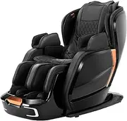 Electric Massage Chair Recliner Full Body Shiatsu Massage Chair Zero Gravity Recliner with L Track Bluetooth Yoga Stretching Foot Rollers Airbags Heating