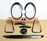 EXPRESS BIG COMBO Set Gloss Piano Black for MINI Cooper S R50 R52 R53 JCW GP (for: Mini)