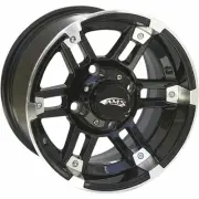 Ams 4733-031AB Roll N 104 Wheel - 14x7 - 5+2 Offset - 4/137 - Machined Black