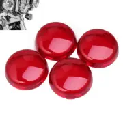 ABS Motorcycle Red Turn Signal Light Lens Covers Fits For Harley Sportster 1200