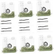 TOGEVAL 2 Sets Transparent Acrylic Reptile Breeding Box Versatile Enclosure Habitat for Jumping Spiders Snails Tarantulas and Reptiles