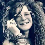 Janis Joplin Iron On Transfer For T-Shirt + Other Light & Dark Fabrics #4