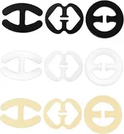 [SAFIGLE] 12pcs Bra Vest Cross Buckle Bra Strap Clip Bra Back Straps Bra Clips to Hide Straps Back Bra Strap Suit Nude For Tops Invisible Bra Women Clip for Bra Backless Bra Strap with Clips