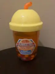 Slime Bubble Tea Cup - Orange Scented - 14 Oz Old East Main Co