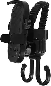 CHICAMPERA Stroller Phone Mount Hooks Rotatable Phone Holder for Baby Stroller Shopping Cart Accessory