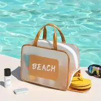 在飛比找momo購物網優惠-【GE嚴選】防水沙灘包 防水旅行包(乾溼分離袋 游泳袋 防水
