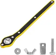 Jack Ratchet Wrench, 360° Swivel Auto Labor-Saving Car Jack Wrench with Long Handle, Handle Scissor Jack, Tire Wheel Lug Wrench for Motorcycle, Van, SUV and Other Vehicles