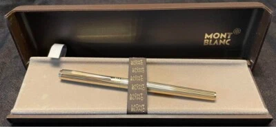 Mont Blanc 14K Gold Fountain Pen Noblesse Gold With Case #8eb820 New, unused