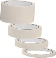 IWOWHERO 4 Rolls of Masking Tape Heat Resistant Painters Tape for Vehicle Painting Home Renovation Office Labeling Non Writable