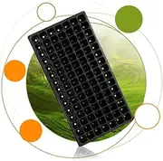 Abaodam 5Pcs Cells Nursery Pots Tray for Home Gardening Lightweight Tray for Planting for DIY Gardening and Seedling Propagation