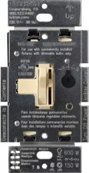 Lutron Toggler LED+ Dimmer Switch for Dimmable LED, Halogen and Incandescent