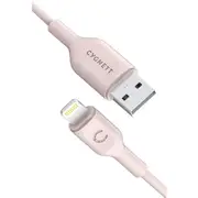 Cygnett Charge & Connect Lightning to USB-A Cable (Pink)