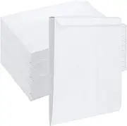 Dianelhall 100 Pcs Expandable Mailer Envelopes - 10 x 13 Inch Expansion Catalog Booklet Mailer Envelope with Self Adhesive Closure Tear Resistant & Waterproof Material for Secure Mailing