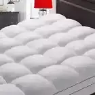 Extra Thick Mattress Pad Cooling Matress Topper Bed Cover Back Pain Relief fitte