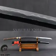 exquisite hamon hand polished Japanese folded steel samurai katana kobuse sword
