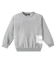 [Versace Kids] Versace Kids '90s logo cotton sweatshirt Y 12 grey