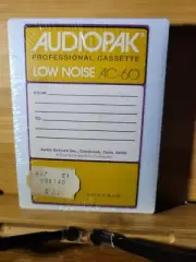 Rare NOS Audiopak Professional Cassette Tape (Sealed) AC-60 plastic case mailer