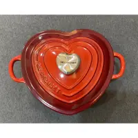 在飛比找蝦皮購物優惠-Le Creuset 琺瑯鑄鐵愛心鍋 20cm 1.9L 櫻