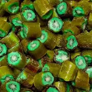 Kiwi Rock Candy Hard Boiled Lollies Bulk Bag 1KG e #1088