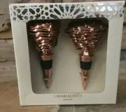 Cynthia Rowley~Copper~Bottle Stoppers~NIB