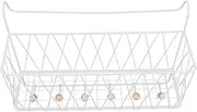 CORHAD Upper Bunk Bed Shelf Bedside Hanging Organizer Dorm Room Storage Book Shelf Modern Design