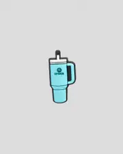[Crocs] Crocs Blue Water Bottle Jibbitz One Size