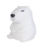 Lil Dreamers Silicone Touch Led Lamp Light Kids Room Decor White Capybara