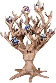 Printed Tree Goddess Tray - Tree Shaped Collectible Dice Organizer | Tree Goddess Dice Tray 3D Printed | Dice Rolling Tower, Collectible Dice Organizer Tabletop Centerpieces for Men Women