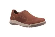 Hush Puppies Mens Fletcher Leather Shoes (Tan) (7 UK)