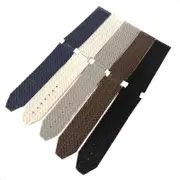 Compatible with Hublot Big Bang silicone watch strap tire pattern rubber watch strap 25X17X22mm black